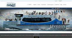 Desktop Screenshot of metaltecnaval.com