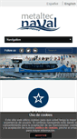 Mobile Screenshot of metaltecnaval.com