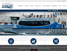 Tablet Screenshot of metaltecnaval.com
